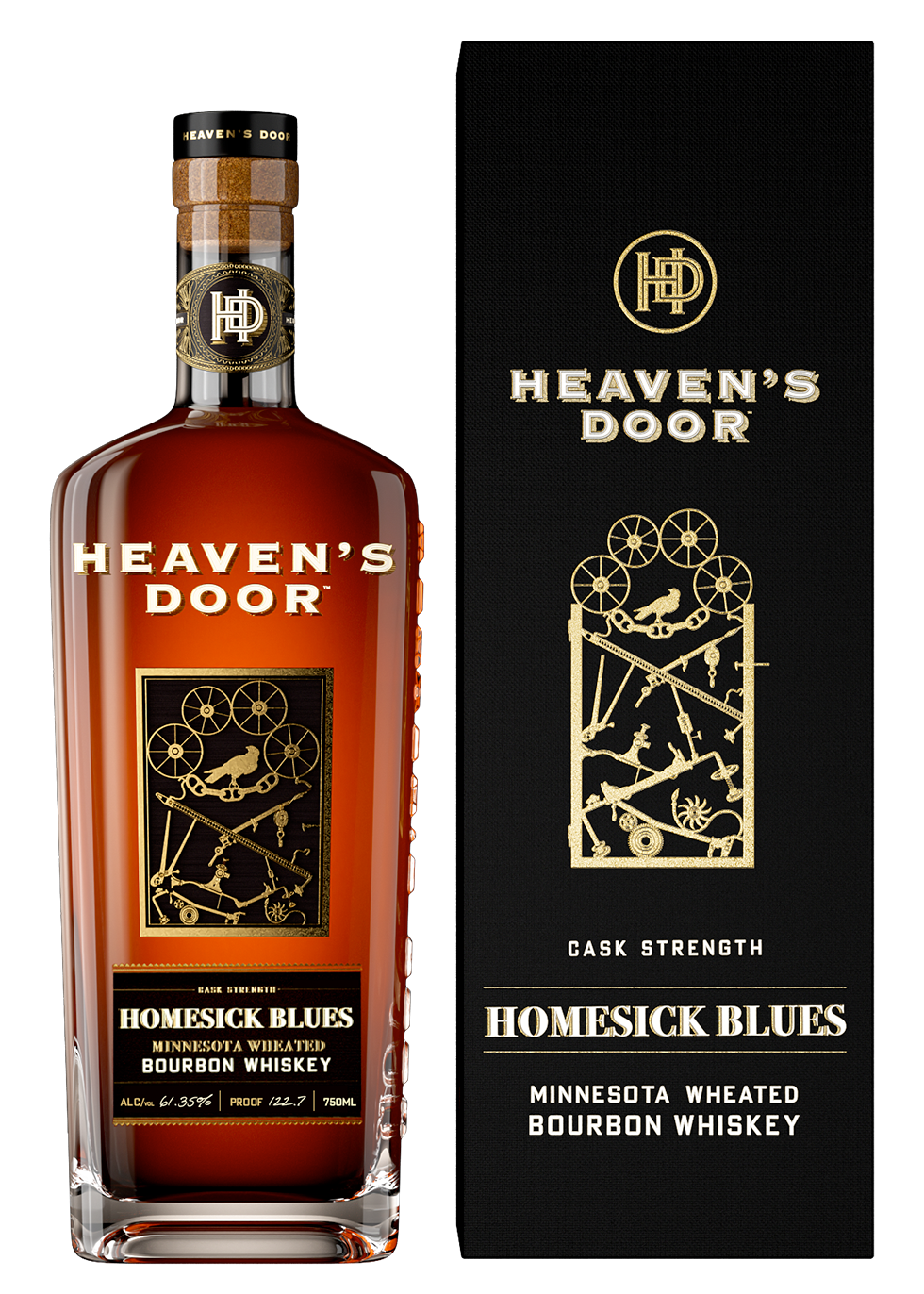 Homesick Blues Minnesota Wheated Bourbon Whiskey – Heaven's Door