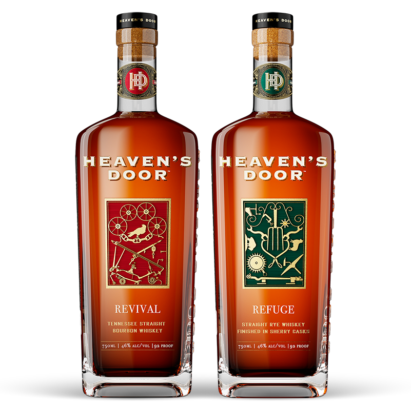 Revival Tennessee Straight Bourbon Whiskey & Refuge Straight Rye Whiskey Bundle